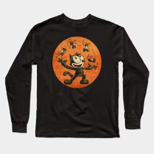 FELIX JUGLING RETRO orange Long Sleeve T-Shirt